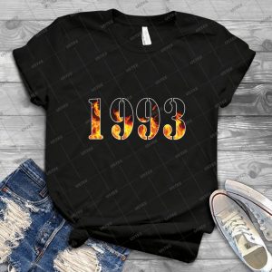1993 Fire 17 - Vintage Mens Shirt Tshirt For Women Classic Handmade Shirt Retro Graphic Tee