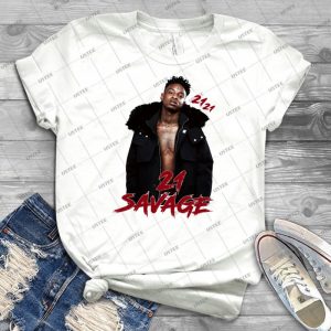 21 Savage-21 21 - Gift Idea Shirt For Men Tee For Women Classic Retro Vintage Graphic T-Shirt