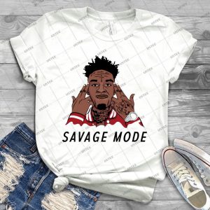 21 Savage Been In Savage Mode  79 - Vintage Men's Shirt Tshirt For Women Classic Handmade Shirt Retro Graphic Tee