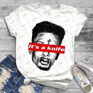 21 Savage It S A Knife Supreme - Gift Idea Shirt For Men Tee For Women Classic Retro Vintage Graphic T-Shirt