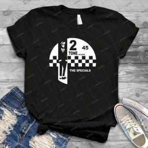 2 Tone Records - The Specials Label 87 - Vintage Mens Shirt Tshirt For Women Classic Handmade Shirt Retro Graphic Tee