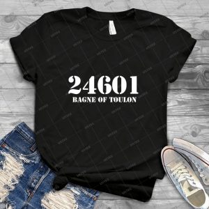 24601 Version 2 - Vintage Mens Shirt Tshirt For Women Classic Handmade Shirt Retro Graphic Tee