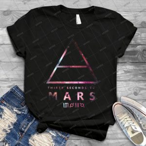 30 Seconds To Mars Universal - Gift Idea Shirt For Men Tee For Women Classic Retro Vintage Graphic T-Shirt