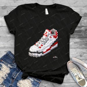 3d 8-Bit Basketball Shoe 3 - Gift Idea Shirt For Men Tee For Women Classic Retro Vintage Graphic T-Shirt