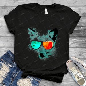 3d Fox Vision - Vintage Mens Shirt Tshirt For Women Classic Handmade Shirt Retro Graphic Tee
