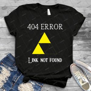 404 - Link Not Found - B - 48 - Gift Idea Shirt For Men Tee For Women Classic Retro Vintage Graphic T-Shirt