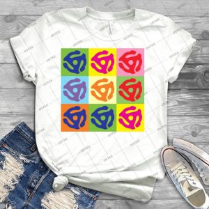 45 Record Holder Pop Art T-Shirt - Best Unisex Trending Handmade T-shirt Gift Idea For Men T-shirt For Woman