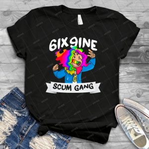 6ix9ine Cartoon 89 - Trending Shirt For Women Vintage Retro Tee For Men Kid's T-Shirt Handmade Shirt