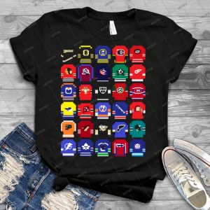 8-Bit Hockey Jerseys 15 - Best Unisex Trending Handmade T-shirt Gift Idea For Men T-shirt For Woman