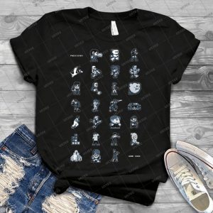 A-Z Of 8-Bit Video Games - Gift Idea Shirt For Men Tee For Women Classic Retro Vintage Graphic T-Shirt