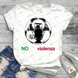 A Casual Classic Iconic No Alla Violenza Inspired T-Shirt Design 94 - Best Unisex Trending Handmade T-shirt Gift Idea For Men T-shirt For Woman