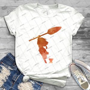 A Princess And A Pig Inspired Silhouette - Gift Idea Shirt For Men Tee For Women Classic Retro Vintage Graphic T-Shirt