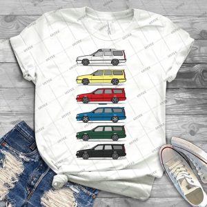 A Stack Of Volvo 850 V70 T5 Swedish Turbo Wagons - Best Unisex Trending Handmade T-shirt Gift Idea For Men T-shirt For Woman