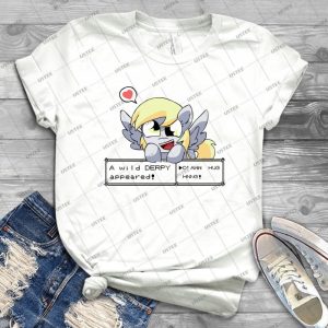 A Wild Derpy Appeared - Gift Idea Shirt For Men Tee For Women Classic Retro Vintage Graphic T-Shirt