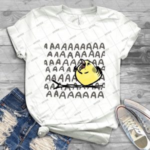 Aaaaaaaa Birb - Vintage Men's Shirt Tshirt For Women Classic Handmade Shirt Retro Graphic Tee