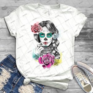 Aaliyah Day Of The Dead 31 - Trending Shirt For Women Vintage Retro Tee For Men Kid's T-Shirt Handmade Shirt