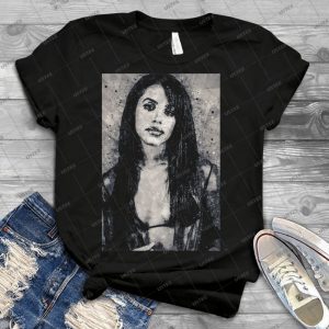 Aaliyah Geometric Art Print 2 - Trending Shirt For Women Vintage Retro Tee For Men Kid's T-Shirt Handmade Shirt