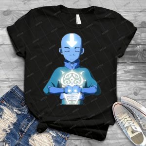 Aang S Avatar State With Raava - Best Unisex Trending Handmade T-shirt Gift Idea For Men T-shirt For Woman