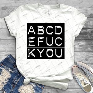 Abcdefuckyou - Best Unisex Trending Handmade T-shirt Gift Idea For Men T-shirt For Woman
