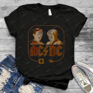 Ac Vs Dc-The Electric Men Of Power - Vintage Mens Shirt Tshirt For Women Classic Handmade Shirt Retro Graphic Tee