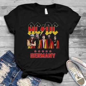 Acdc Germany Funny Tee - Hard Rock Shirt For Women Men – Pop Acdc Rock Band – Funny Acdc T Shirt Womens Vintage Handmade Shirt