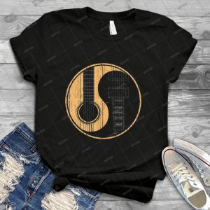 Acoustic Bass Guitar T Shirt - Best Unisex Trending Handmade T-shirt Gift Idea For Men T-shirt For Woman