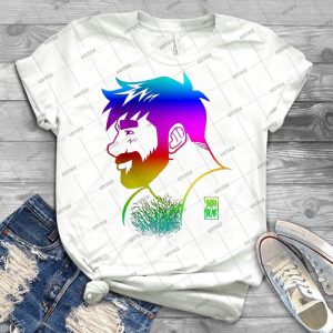Adam Likes Rainbows-Gay Pride - Vintage Men's Shirt Tshirt For Women Classic Handmade Shirt Retro Graphic Tee