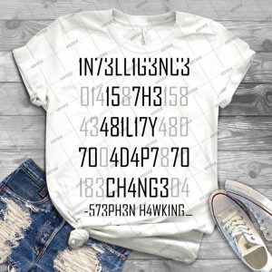 Adapt Or Die Encoded - Best Unisex Trending Handmade T-shirt Gift Idea For Men T-shirt For Woman