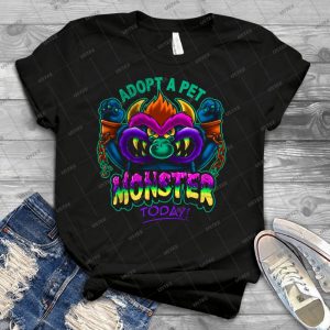 Adopt A Pet Monster - Trending Shirt For Women Vintage Retro Tee For Men Kid's T-Shirt Handmade Shirt