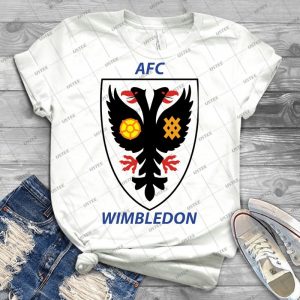 Afc Wimbledon - Vintage Men's Shirt Tshirt For Women Classic Handmade Shirt Retro Graphic Tee