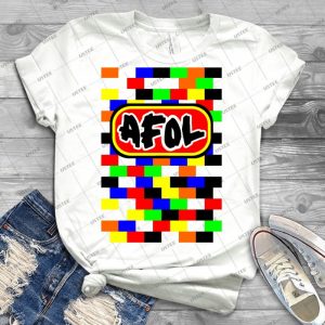 Afol T Shirt 28 - Vintage Men's Shirt Tshirt For Women Classic Handmade Shirt Retro Graphic Tee