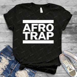 Afro Trap - Vintage Mens Shirt Tshirt For Women Classic Handmade Shirt Retro Graphic Tee