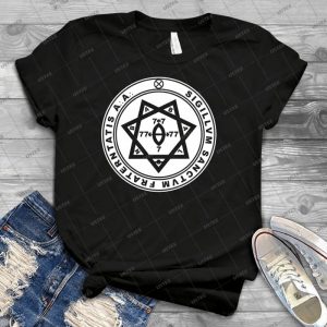 Aleister Crowley Seal-Occult-Thelema - Trending Shirt For Women Vintage Retro Tee For Men Kid's T-Shirt Handmade Shirt