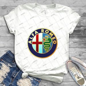 Alfa Romeo - Classic Car Logos 72 - Best Unisex Trending Handmade T-shirt Gift Idea For Men T-shirt For Woman