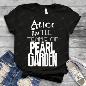 Alice In The Temple Of Pearl Garden - Vintage Mens Shirt Tshirt For Women Classic Handmade Shirt Retro Graphic Tee