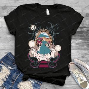 Alice T Shirt 7 - Vintage Mens Shirt Tshirt For Women Classic Handmade Shirt Retro Graphic Tee