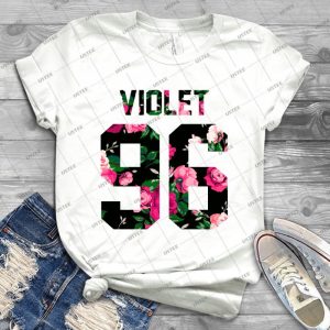 Alissa Violet - Colorful Flowers 25 - Gift Idea Shirt For Men Tee For Women Classic Retro Vintage Graphic T-Shirt