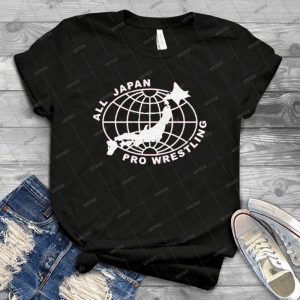 All Japan Pro-Wrestling - Vintage Mens Shirt Tshirt For Women Classic Handmade Shirt Retro Graphic Tee
