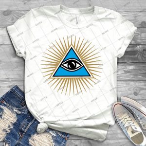 All Seeing Eye Of God-Eye Of Providence-Symbol Omniscience - Best Unisex Trending Handmade T-shirt Gift Idea For Men T-shirt For Woman