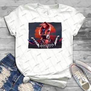Aloy Horizon - Vintage Men's Shirt Tshirt For Women Classic Handmade Shirt Retro Graphic Tee