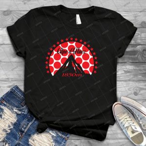 Alpe D Huez - Red Polka Dot - - Best Unisex Trending Handmade T-shirt Gift Idea For Men T-shirt For Woman