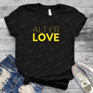 Alt Er Love  Skam - Vintage Mens Shirt Tshirt For Women Classic Handmade Shirt Retro Graphic Tee