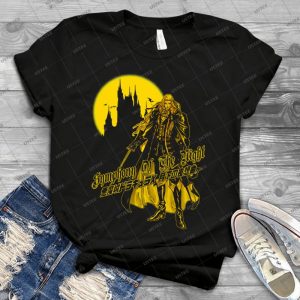 Alucard T Shirt - Vintage Mens Shirt Tshirt For Women Classic Handmade Shirt Retro Graphic Tee