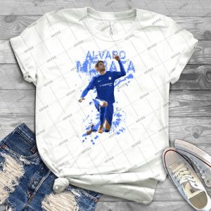 Alvaro Morata Kunst - Chelsea Fc 54 - Trending Shirt For Women Vintage Retro Tee For Men Kid's T-Shirt Handmade Shirt