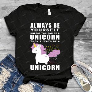 Always - Unicorn 80 - Vintage Mens Shirt Tshirt For Women Classic Handmade Shirt Retro Graphic Tee