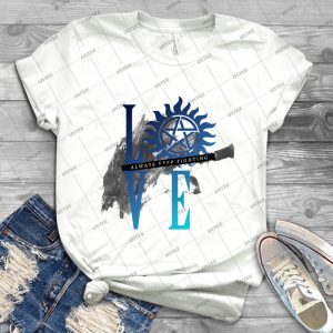 Always Keep Fighting - Supernatural Love 22 - Gift Idea Shirt For Men Tee For Women Classic Retro Vintage Graphic T-Shirt