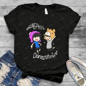 Amazingphil And Danisnotonfire - Best Unisex Trending Handmade T-shirt Gift Idea For Men T-shirt For Woman