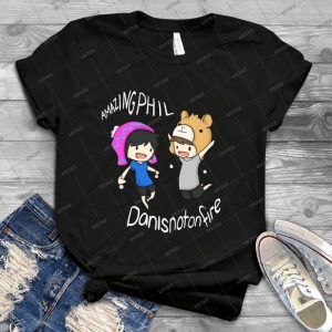 Amazingphil And Danisnotonfire - Trending Shirt For Women Vintage Retro Tee For Men Kid's T-Shirt Handmade Shirt
