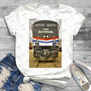 Amtrak 822 76 - Vintage Men's Shirt Tshirt For Women Classic Handmade Shirt Retro Graphic Tee