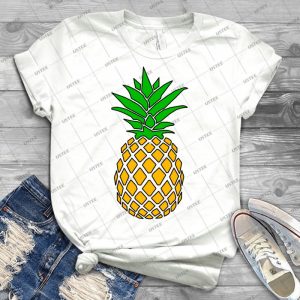 Ananas T Shirt 55 - Vintage Men's Shirt Tshirt For Women Classic Handmade Shirt Retro Graphic Tee